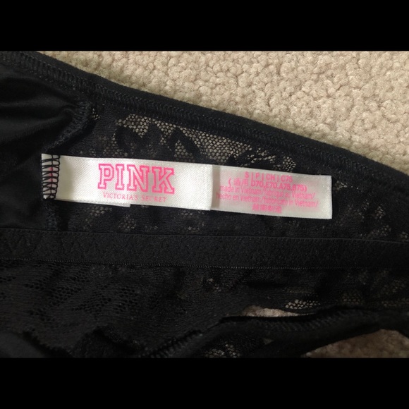 PINK Black Lace Bralette - Picture 6 of 6